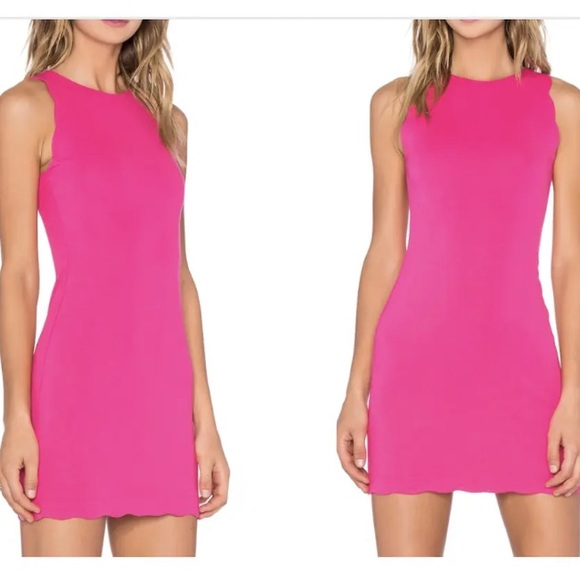 For Love And Lemons Dresses & Skirts - EUC For Love and Lemons Scalloped Sleeve Mini Dress